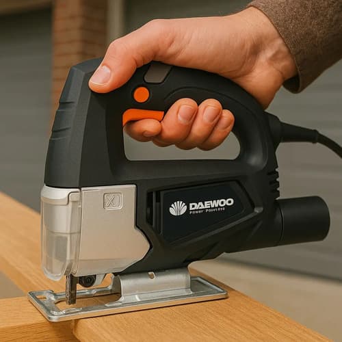 Sierra Caladora De Mano Daewoo 450w Metal/madera + 5 Sierras