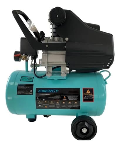 Compresor De Aire Portátil Energy C40/2/25r 40l 2hp Celeste 50 Hz
