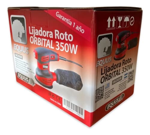 Lijadora Roto Orbital 350w Makute, Velocidad Variable Gris