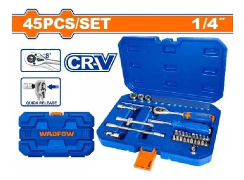 Set 45 Pcs Dados Y Crique 1/4 Wadfow