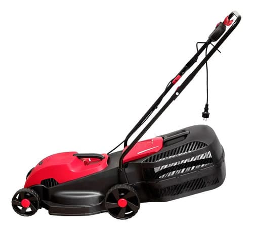 Corta Pasto Nappo Eléctrica 1600w 3200rpm 38cm + Bolsa 35l Rojo