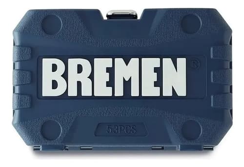 Set Herramientas Llaves Tubo Puntas Bremen 53 Pzs Enc 1/4 Azul