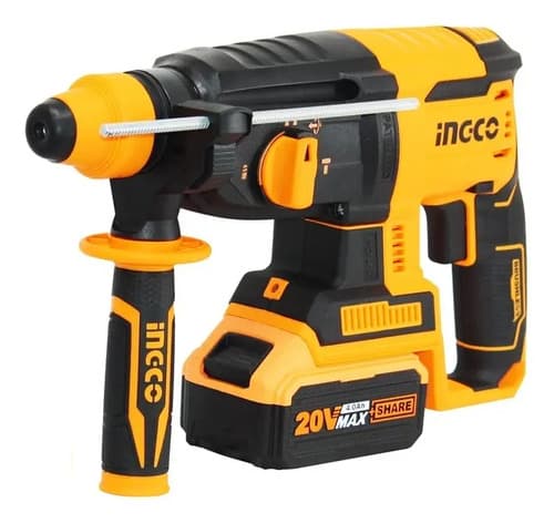 Rotomartillo Bl Industrial + 2 Bat 4ah Y Carg Normal ,0 Color Naranja Frecuencia 50 60hz