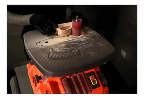 Lijadora Combinada Oscilante De Banda Y Rodillo Dowen Pagio Naranja Oscuro 50/60hz