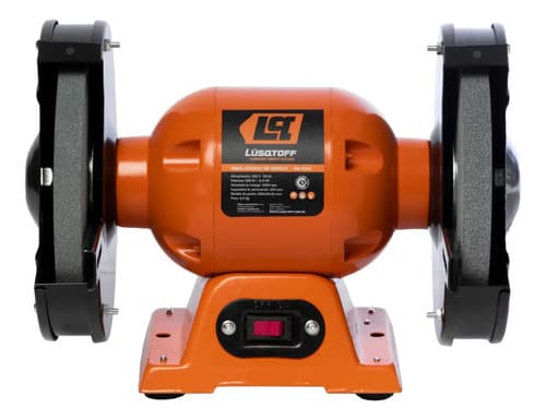Amoladora De Banco Piedra Esmeril 550w 8'' Lusqtoff Ab-550 Color Naranja