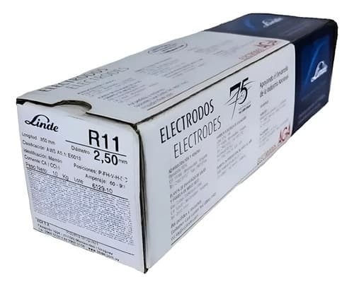 Electrodos Linde R-11 2.5 (10kg) Punta Roja Rojo