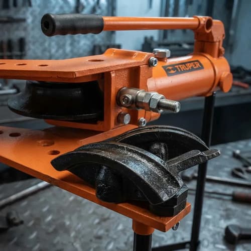 Dobladora De Tubo Hidráulico Con Dados 12 Ton Horizontal