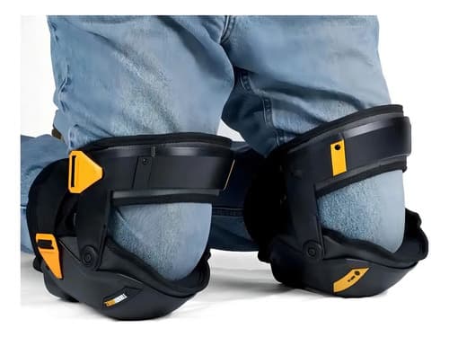 Rodilleras Ergonomicas De Proteccion Trabajo Toughbuilt Color Negro