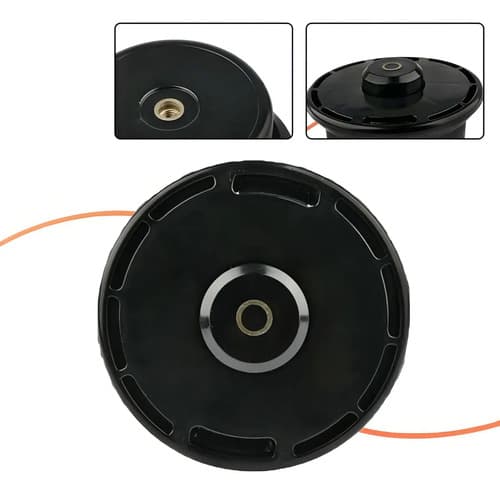 Cabezal Porta Hilo Wiro Para Desbrozadora Universal 10mm R Color Negro