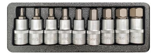 Puntas Allen 4-19mm - Dado Tubo Encastre 1/2 | Eurotech