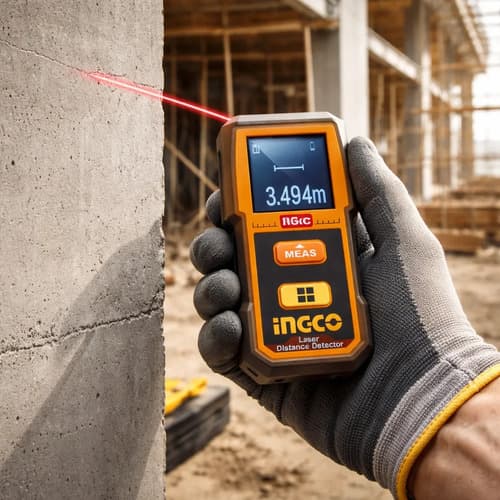 Medidor De Distancia Laser 35m Ingco Hldd0355