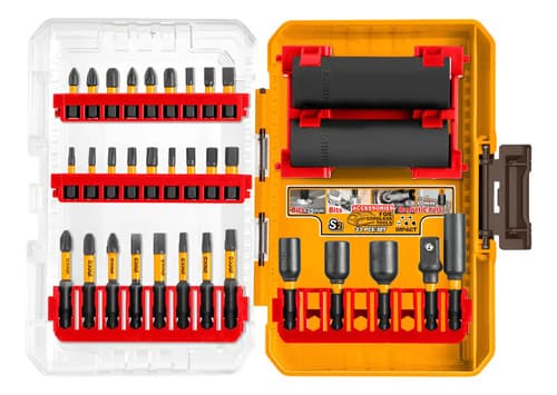 Set 33 Piezas Puntas Y Dados Para Impacto Ingco Akdl63306