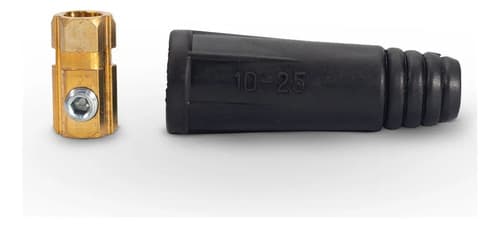 Cable De Soldadura De 9 Mm Con Conector Hembra De Conexión Rápida, 2 Unidades, 10 A 25 Mm