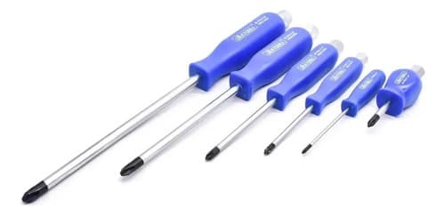 Destornillador De Golpe 12 Piezas Azul