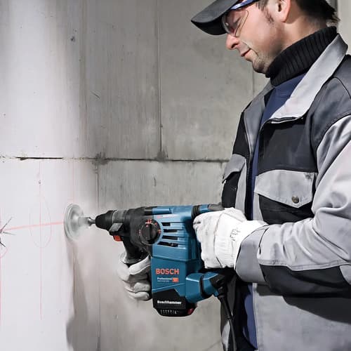 Rotomartillo Electroneumático Bosch Professional Gbh 3-28 Dre Azul Con 800w De Potencia