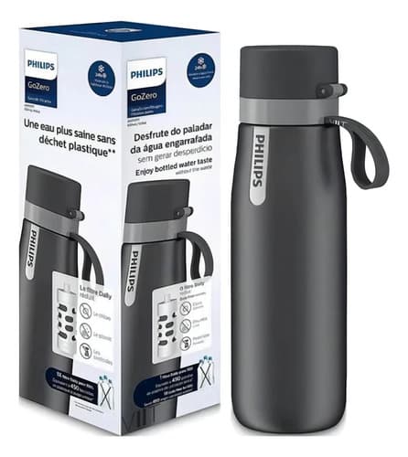Botella Filtrante Philips Gozero 550ml Acero Inoxidable Aisl
