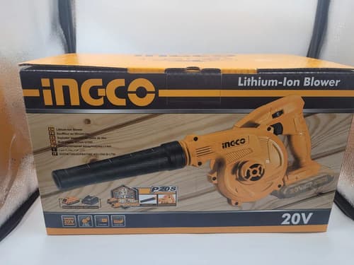 Sopladora A Batería Ingco Cabli20018 P20s Sin Bateria Sin Cargador Naranja