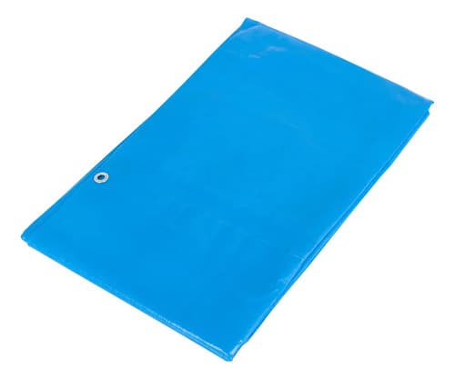 Lona Multiuso Truper Lt-45z Impermeable De 3m X 4m Color Azul