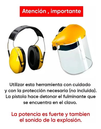Pistola Remachadora Para Clavos Fulminante Leisel 1