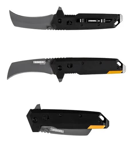 Cuchillo Curvo Plegable Thoughbuilt Tb-h4-30-hb Color Negro