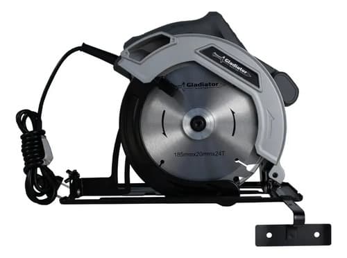 Sierra Circular Gladiator De 185mm 1200watts Plateado