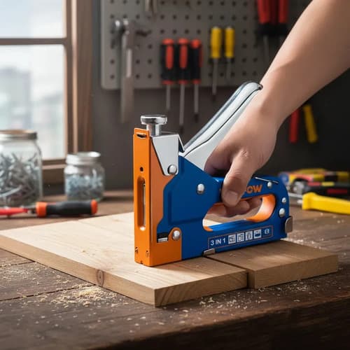 Engrapadora Manual Clavadora Tapizar 3 En 1 Grapadora Madera