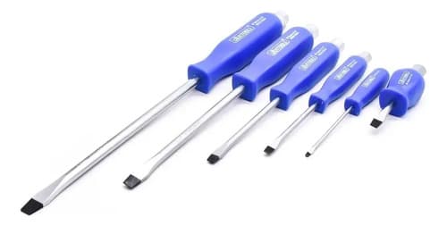 Destornillador De Golpe 12 Piezas Azul