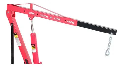 Pluma Hidráulica Plegable Automotriz Motor 2ton Hessen Pro