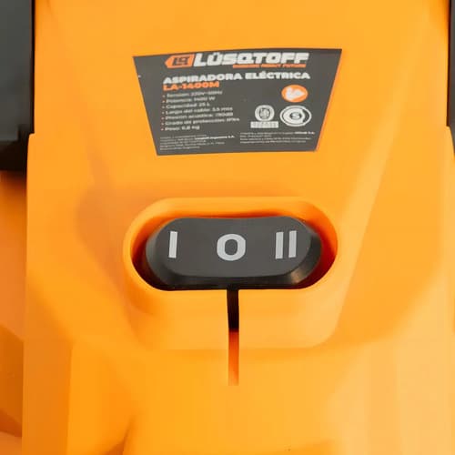 Aspiradora Polvo Liquido Lusqtoff 25lts 1400w Gris