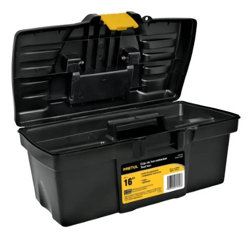 Caja De Herramientas Plástica 19 (48cm) - Pretul 20533 Negro