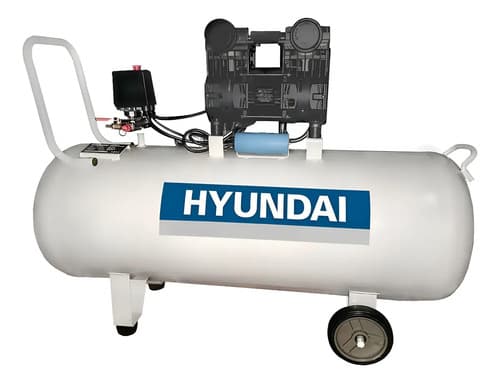 Compresor De Aire Hyundai Hyoc40 40l 3.6hp Blanco