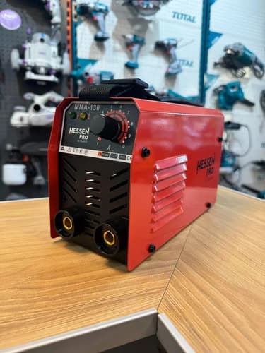 Maquina De Soldar Inverter 130a Mma+ Electrodo Y Careta Rojo