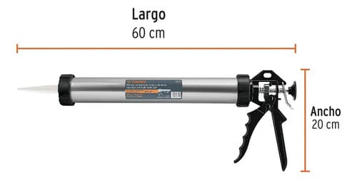 Pistola Calafateadora Para Salchicha De 600 Ml Truper 101931