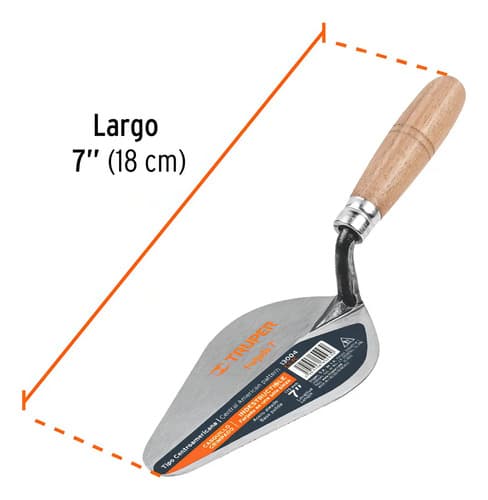 Cuchara Albañil Truper Forjada 7 Pulgadas (18cm) Ct-7c