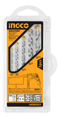 Taladro Percutor Ingco 850w + Mechas Metal Madera Concreto Color Amarillo Frecuencia 50hz/60hz