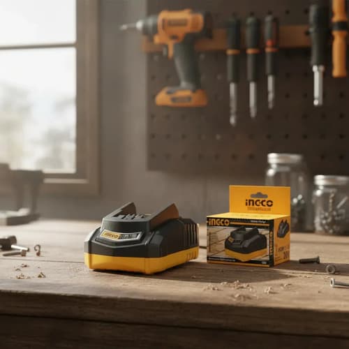Cargador Para Batería Ingco 20v 2a 50w Fcli2001