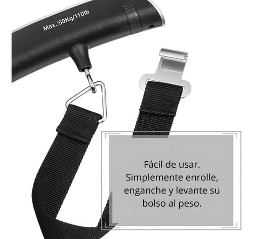 Balanza Digital (ideal Para Equipaje)