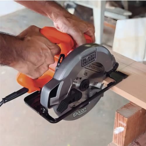 Sierra Circular Eléctrica Black+decker Cs1004 184mm 1400w Naranja 50hz