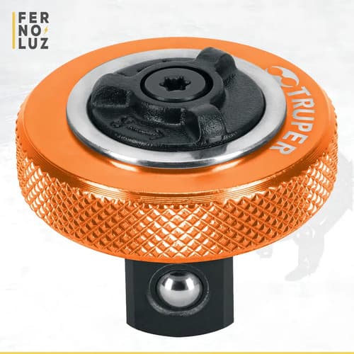 Llave Crique De Palma Mini De Mano Encastre 1/2 Truper 13653 Color Naranja