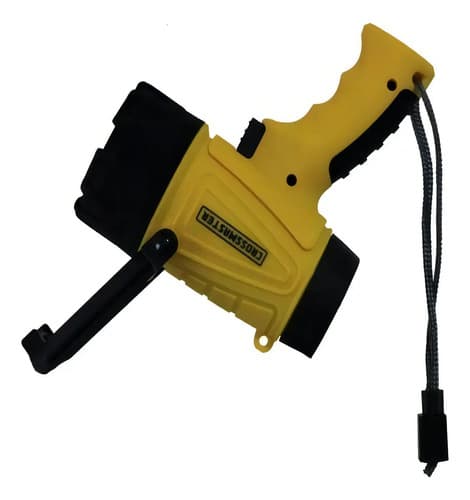 Linterna Led Recargable 400 Lúmenes 10 W Crossmaster 9932742 Blanco Amarillo
