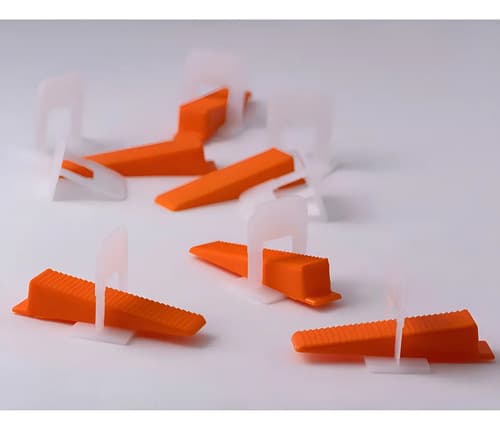 Cuñas Niveladoras Tabiplast Para Porcelanatos Y Cerámicos, Pack De 150 Unidades Naranja