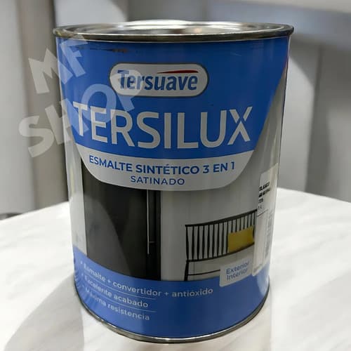 Esmalte Sintético Satinado Marrón Tersuave De 4 L Para Interiores Y Exteriores
