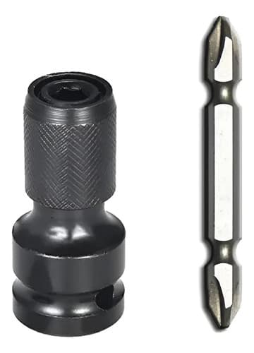 Porta Punta De Impacto Adaptador Impacto 1/2 1/4 1/2