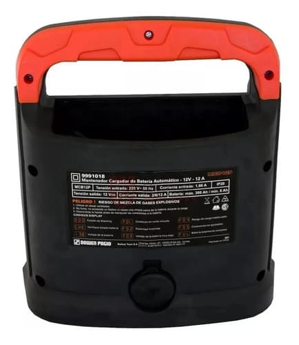 Mantenedor Cargador De Bateria De Auto Dowen Pagio 12v 12amp
