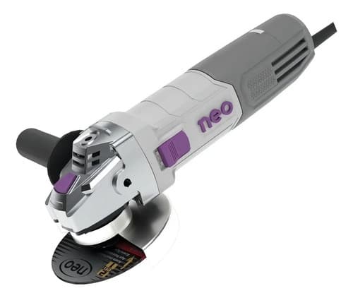 Miniamoladora Angular Neo Aa 1025 De 50 hz/60 hz Color Gris 1.1 kw 220 v + Accesorio