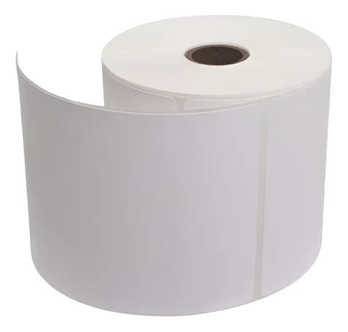 1 Rollo De Etiquetas Termicas Autoadhesivas 100x150. 500 Uni Blanco