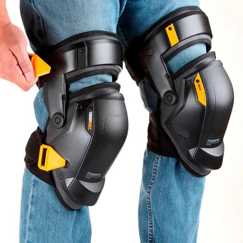 Rodilleras Protectoras Specialishigh Foamfit Toughbuilt, Color T, Negras, Talla Única Negro Único