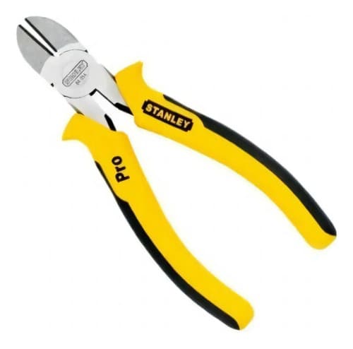 Alicate Pro Corte Diagonal 6'' 150mm - Stanley 84-054 Amarillo