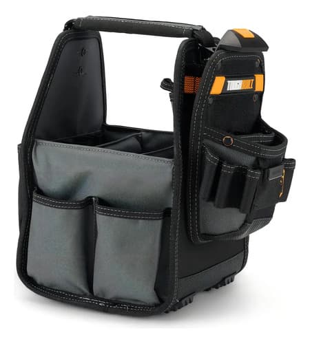 Bolso Abierto + Coleto Cliptech 20cm Toughbuilt Tb-ct-180-8 Color Negro