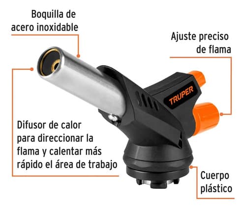 Boquilla Plástica Con Encendido Eléctrico Para Lata De 1/4